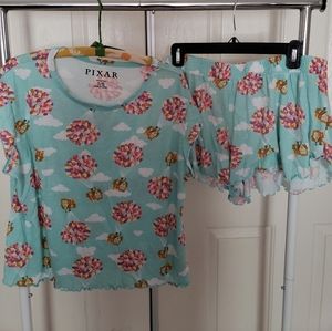 Pajama Pixar short sleeve and short set